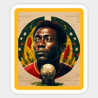 pele tshirt Sticker